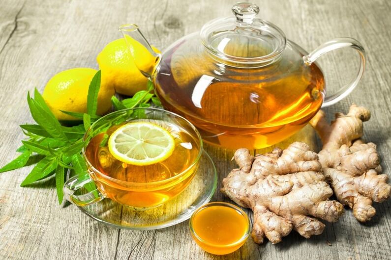 El té con limón y jengibre ayudará a poner en orden el metabolismo de un hombre. 